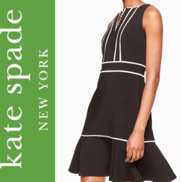 kate spade Dresses & Skirts - Kate Spade ♠️ Lace Inset Crepe Dress